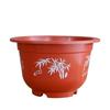 MOJY Round Thickened Plastic Flower Pot with Tray