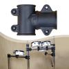 Drum Rack Clamp for Connection Poles Professional Holder Universal Replace Three Way 1.50 Inch
