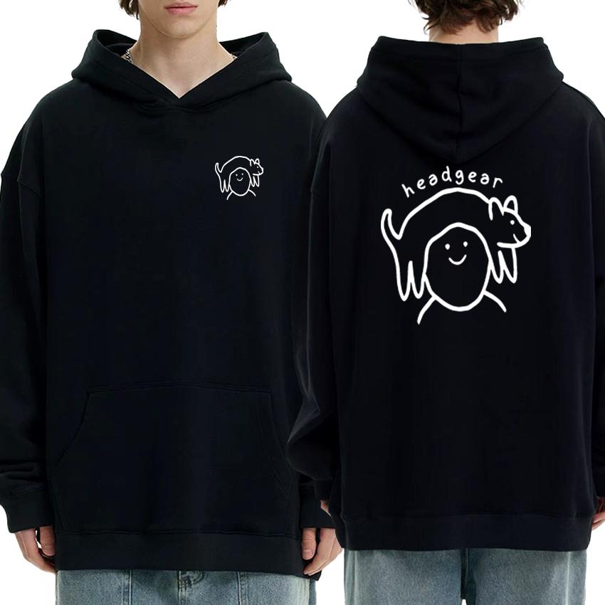 2025 Fashion Double Sided Printed Unique Design Style Hoodies Men Women Long Sleeve Fleece Sweatshirt Oversized Pullovers Unisex