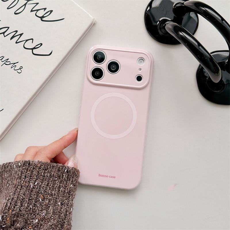 Candy Color Fold Love Heart Bracket Magnetic Case For iPhone 17 16 15 14 13 Pro Max Phone Back Cover Compatible with MagSafe