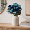 French Style Floral Decor 7 Heads Artificial Peony Flowers Vintage Fake Silk Flower Arrangements Wedding Bouquet Bouquets Decorations Table
