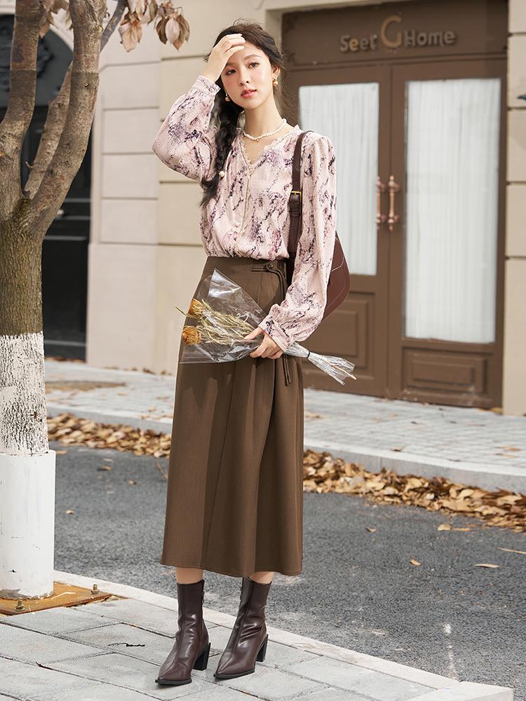 2024 DiseÃ±o Blusas De Moda Mishow Blusa De Encaje Para Mujer