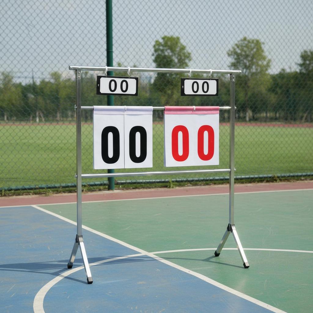 Flip Scoreboard with Stand High-Visibility Tally Display Tripod Base