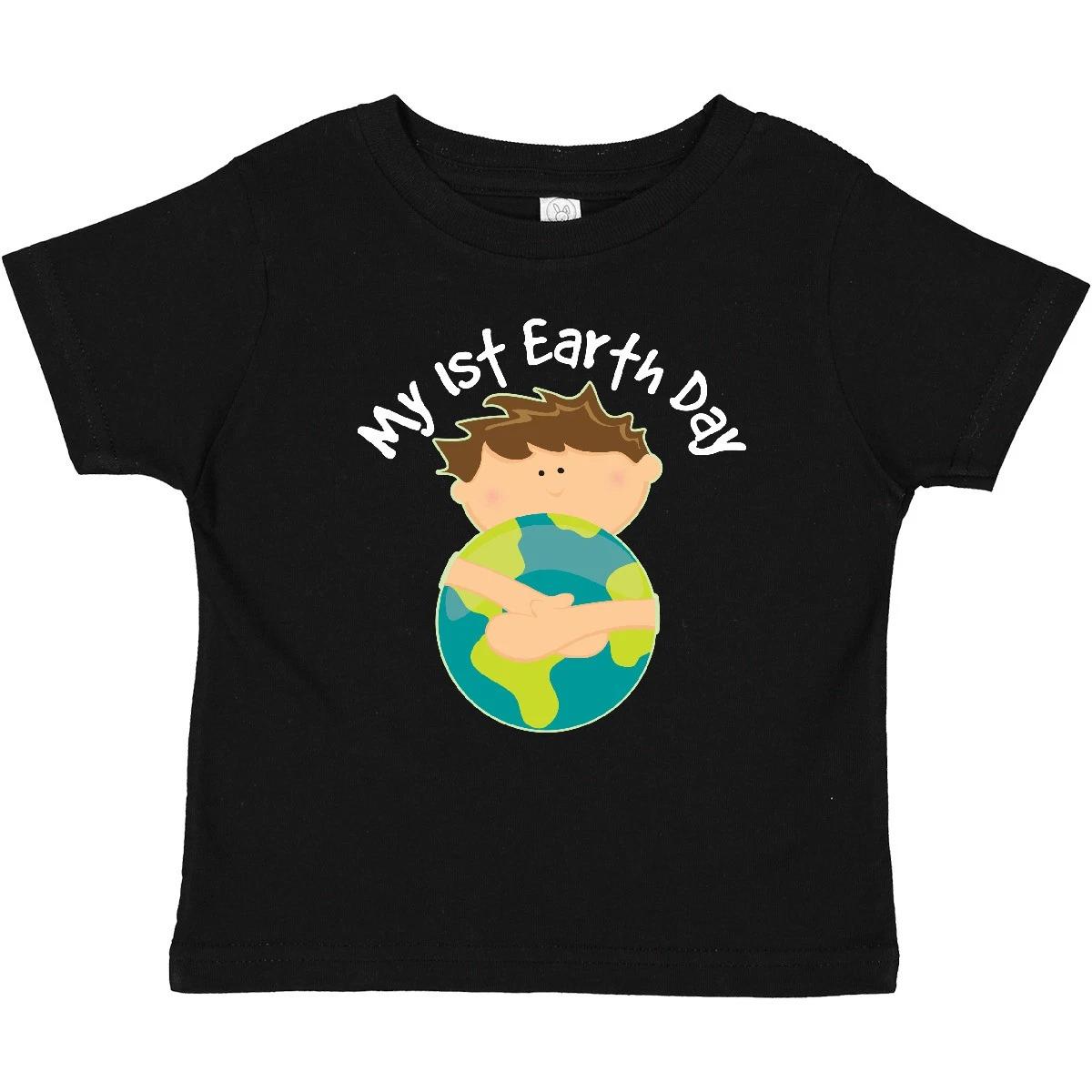 Inktastic 1st Earth Day Holiday Boys Baby T-Shirt Babys Childs Kids Cute 2020 160