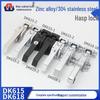 Zinklegierung Edelstahl Gefrierschrank Schloss Schalter Schrankgriff mit Schwarzem Glanzchrom-Finish