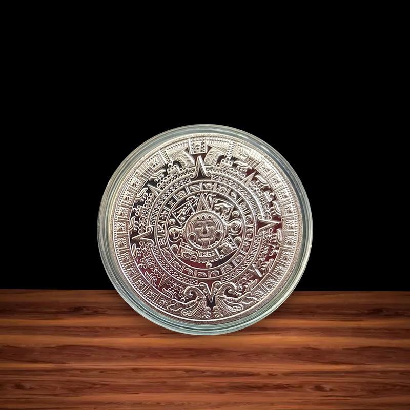 

Maya Sundial Pyramid Commemorative Coin and Medal Collection See Image
