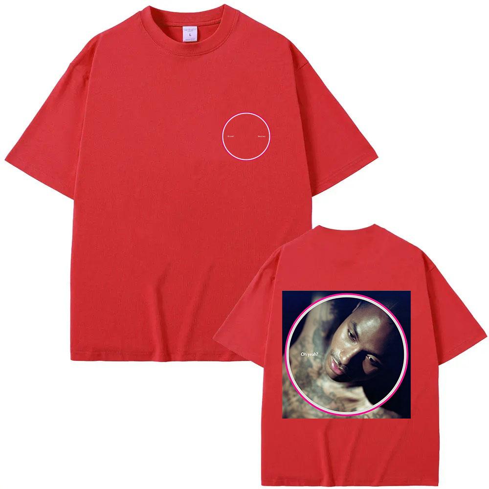 Steve Lacy 2026 New Album Oh Yeah? Graphic Print Cotton T-shirt Fashion Women Men Unisex Casual Loose Tee Round Neck Tops Summer