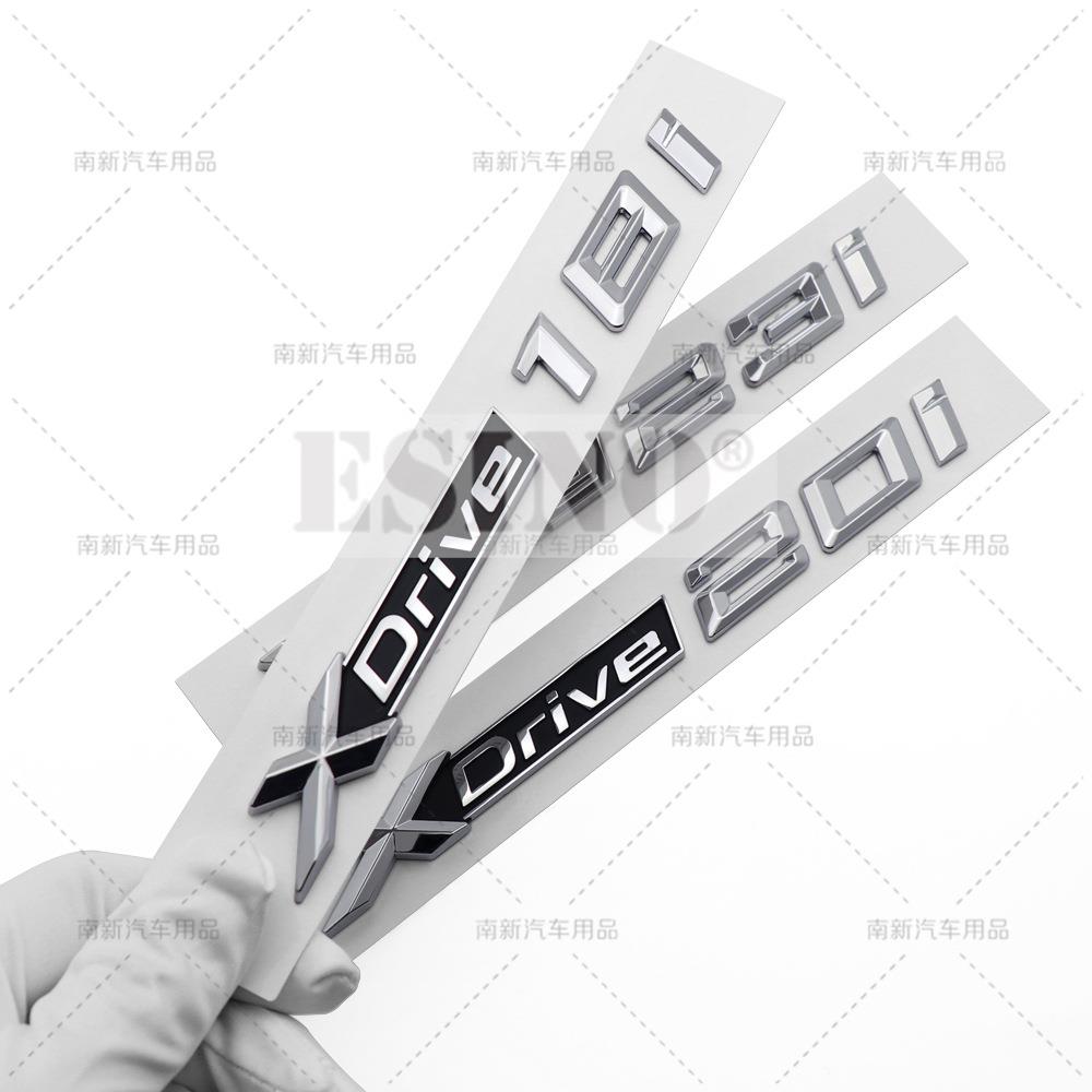 3D X Drive 20i 25i 28i 30i 35i 40i 45i 50i 55i ABS Rear Trunk Emblem Car Badge Body Adhesive Emblem for BMW X3 X5 X6