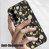 Cartoon Daisies Flowers Lanyard Case For Samsung Galaxy S25 S26 Ultra S24 S23 S22 Plus S21 FE A15 A16 A35 A36 A54 A55 A56 5G Capa