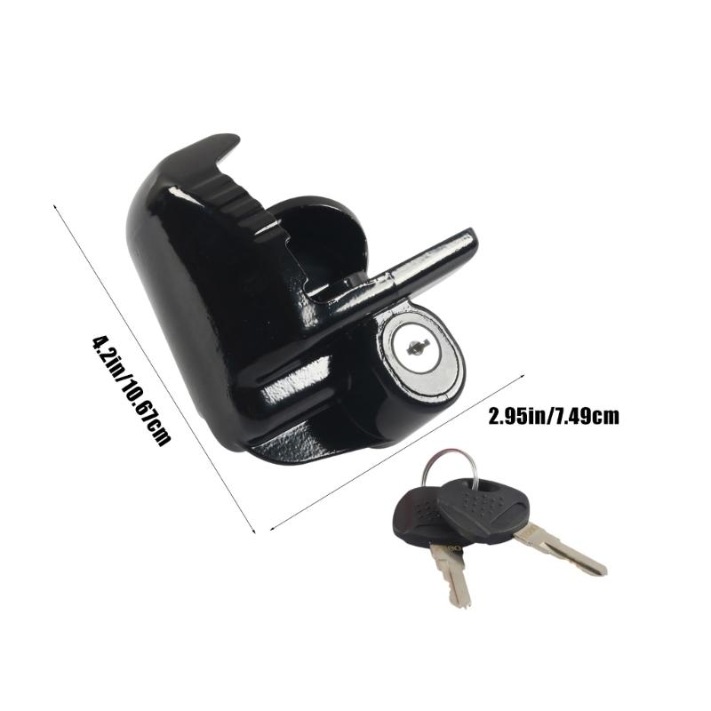 Universal Adjustable Trailer Coupler Lock For 1 7/8 Inch 2 And 2 5/16 Inch Receivers Featuring Enhanced Security Design