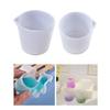 2 Pcs Non-Stick Mixing Cups Precise Scale Toning Cups Silicone Measuring Cup