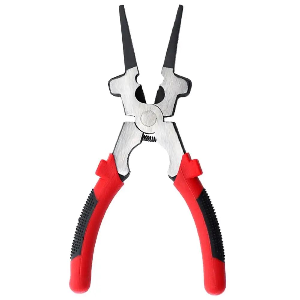 Carbon Steel Sharp Mouth MIG Welding Pliers Anti-slip Handle for Welding Torch Convenient Practical Cable Wire Stripper Cutter