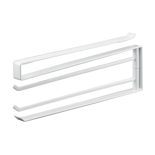 Yamazaki Under-Cabinet Dish Hanger, White, Approx. W1.5 X D26 X H9.5cm, Tower 7113