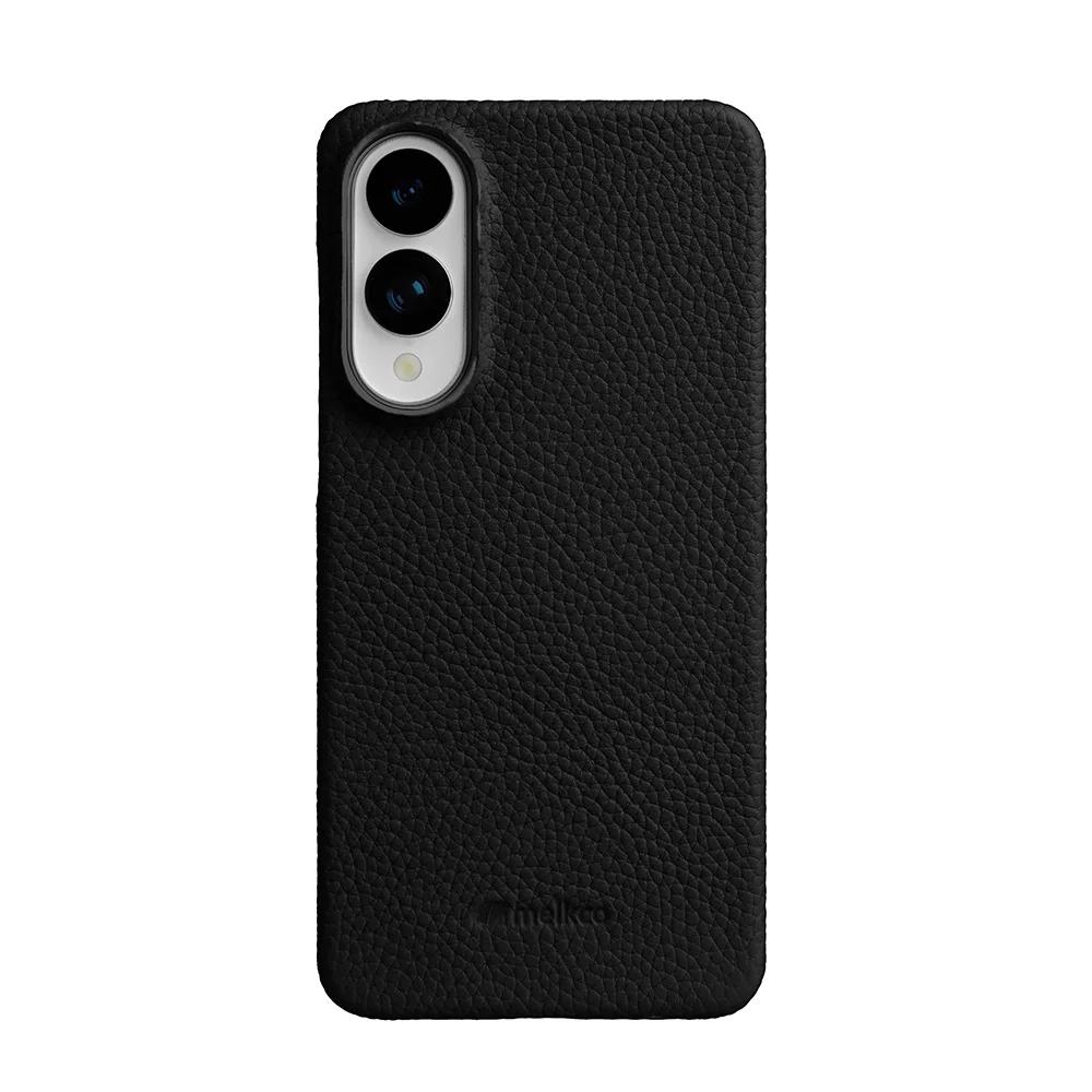 Melkco 100% Genuine Leather Case for Samsung Galaxy S25 Edge Ultra Plus Luxury Cover Handmade Real Cowhide Phone Cases S25 Ultra