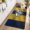 Flannel Kitchen Mat Leeds United Soft Area Rug Non Slip Floor Carpet Home Decoration