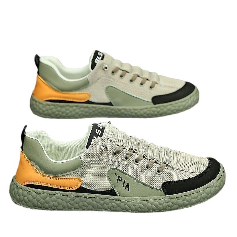 Summer Lightweight Men Shoes 2025 New Mesh Breathablesneakers Soft Sole Versatile Casual Shoes Flat Bottom Driving Sneakers