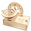 DIY Wooden Electric Track Steel Ball Slide Toy Kids Physics Science Toys Experimental STEM Kit Learning Educational for Kid Gift