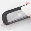 New Clear Small Makeup Bag Transparent Waterproof Cosmetic Organizer with Zipper PU Leather Makeup Brush Case