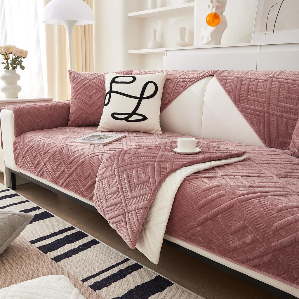 Narzuta na sofę na wystrój salonu nowoczesna poduszka na sofę Pet Dog Kids Mata ochraniacz na kanapę pokrywa miękkie zagęścić krzesło Sofa ręcznik