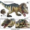 Double-Crested Dilophosaurus Model: Velociraptor Blue & Styracosaurus Dinosaur Toy Ornament
