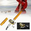 1M Mini Pen Fishing Rod with Drum Wheel Retractable Pocket Ice Fishings Pole Ultra-Light Portable Long Casting Raft Fishing Rod