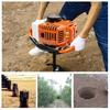 8500rpm 52CC 2-Storke Post Hole Digger Handheld Gas Powered Earth Auger Borer High Power Agricultural And Landscaping Tools