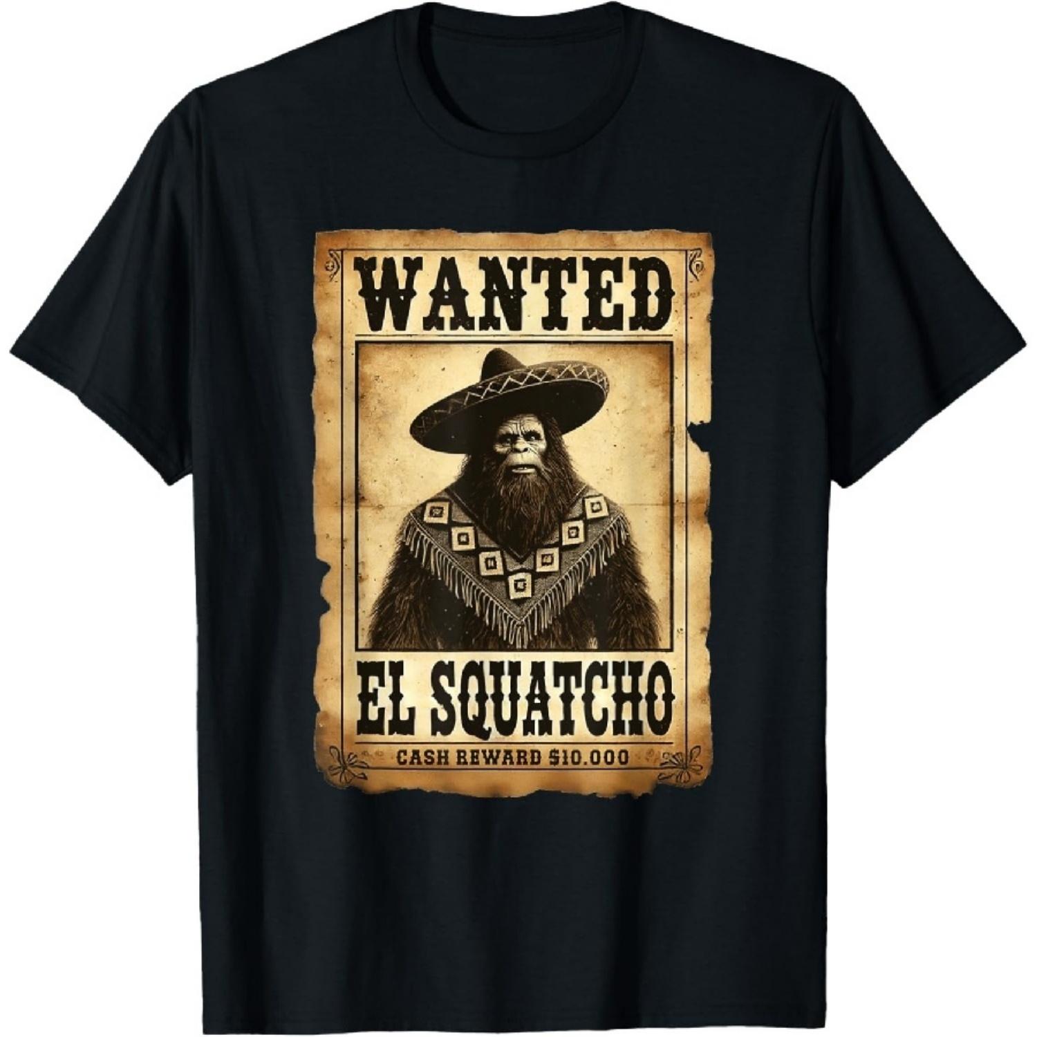 El Squatcho Bigfoot Sasquatch Men Boys Women T-Shirt XXXXXL разноцветный