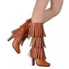 1/6 Figure Accessories/Suitable for TBLeague Body, Large Size Feet, Fashion Sexy Beautiful Women, Leather Style High Heels, Middle Solid TOYBARJAPAN
