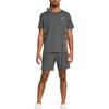 Under Armour Solid Logo Woven Casual Shorts Men Shorts Gray 1383268-025
