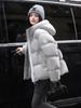 Women's 2025 Snow Mountain Black Cloud Puffer Jacket: New Thickened Short Winter Streetwear Fashion