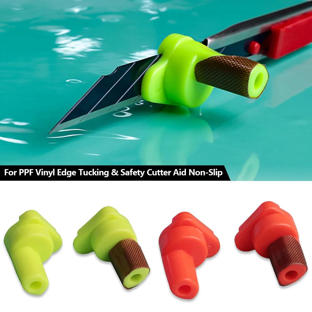 2Pcs Edge Trimming Tool for Car Wrapping Film Utility Knife Auxiliary Tool, Professional Vinyl Film Trimming Cutter