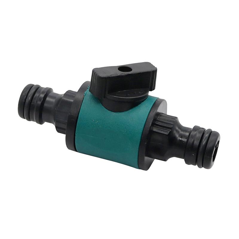 Garden Irrigation Valve with 16 Mm Quick Connector Prolong Hose Length Pipe Fittings Watering Garden Tube Valve 1 Pc