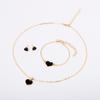 Elegance Style Butterfly Jewelry Set Dripping Oil French Bracelets Earrings Set  Daily Wear
