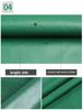 Flame-Retardant PVC Coated Waterproof Tarpaulin: Scratch-Resistant Pool Cover & Sunshade for Fish Ponds