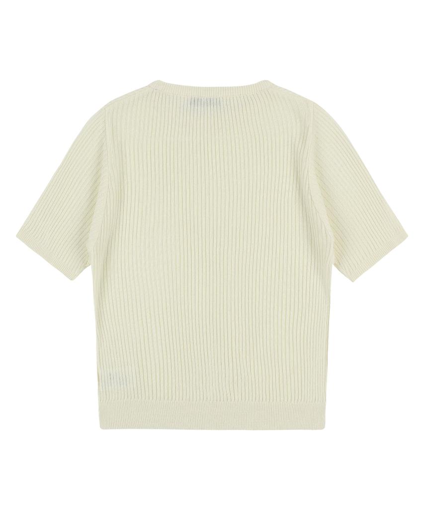 FANCY CLUB [Nf] Innocent Knit Tee_(Beige)_F24Qb300