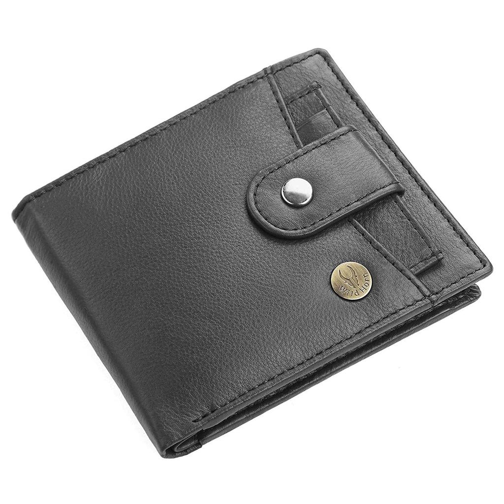 Leather Wallet for Men (Jade Black)