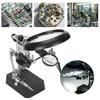 Magnifier Auxiliary Clip Adjustable Desktop Stand Fixing Cramp Lamp Holder Installation Tool