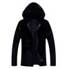 Imitation fur, imitation mink coat, men's leather jacket with fleece and thickening, imitation mink jacket, hooded men's clothing, others