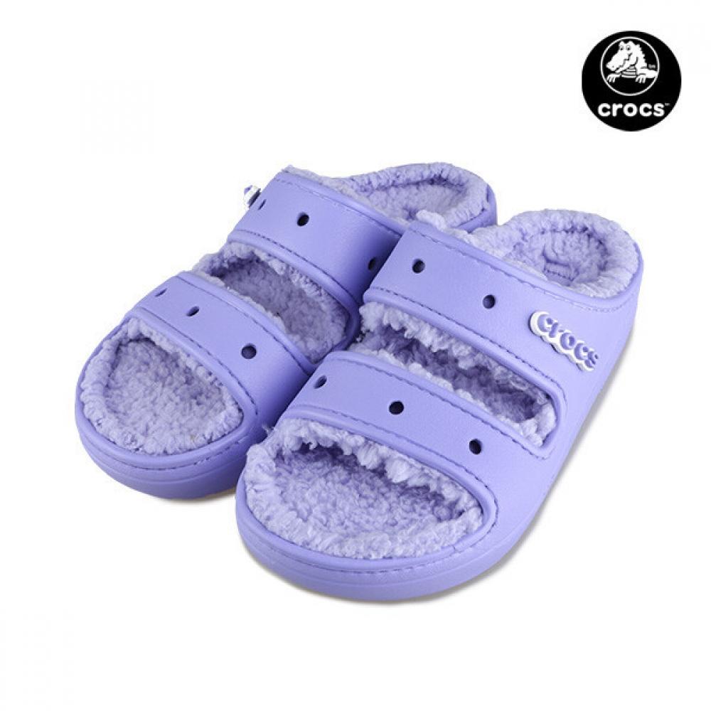 Crocs Classic Cosy Women Winter Fur Slippers Office School Cold Weather Sandals 207446 5py