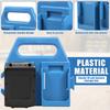 4-Slot Battery Holder for Makita 18V&14.4V Portable and Rugged Battery Storage Case Handle Equipped for Electrician Carpenter