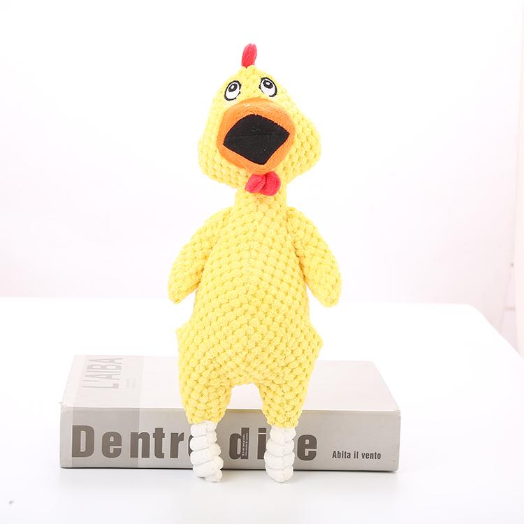 2025 New Colorful Durable Woodfield Chicken Pet Products Chew Toys for Dogs Playing