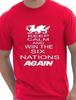 Rugby Wales Welsh Win 6 Nations Again World Cup Mens T-Shirt Size S-XXL