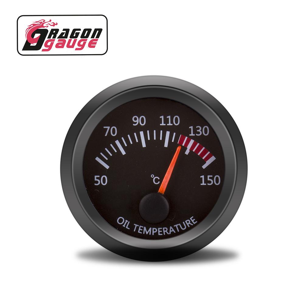 2 Inches 52mm 12V Car Gauge Water Temp Oil Temp Oil Press PSI/Bar Voltmeter Boost Gauge EGT Gauge With Sensor Fit for 12V Car
