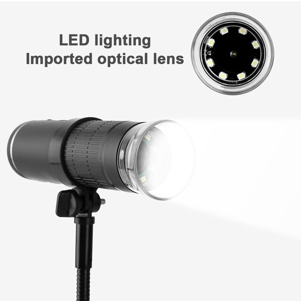 1920x1080 Camera Resolution HD Magnifying Glass Digital WiFi Microscope F210 with 8 Adjustable LED Lights