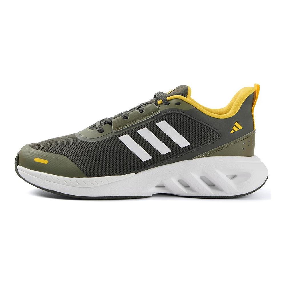 adidas Cushioning, Breathable, Lightweight Low Top Running Shoes Unisex Olive Green Sneakers JP9784