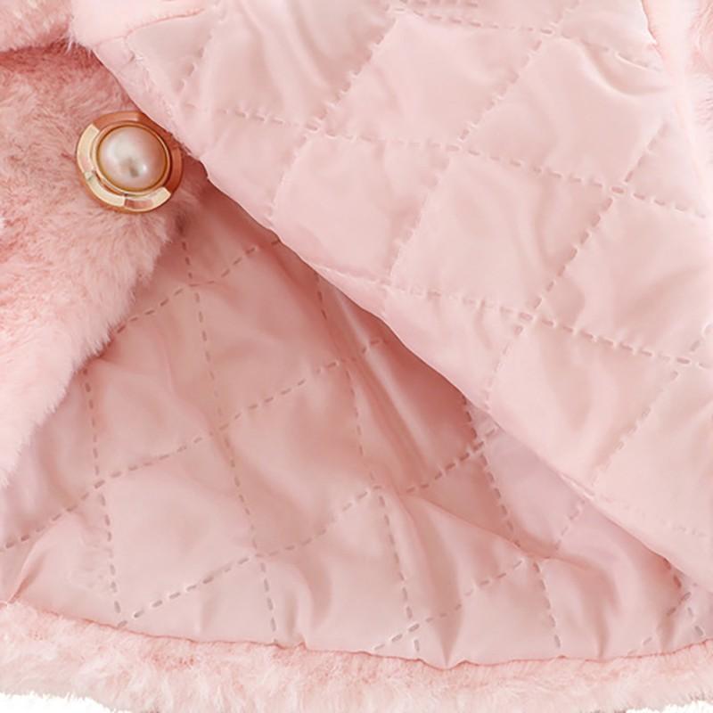 Manteau épais et chaud pour bébé fille, manteau châle de princesse
