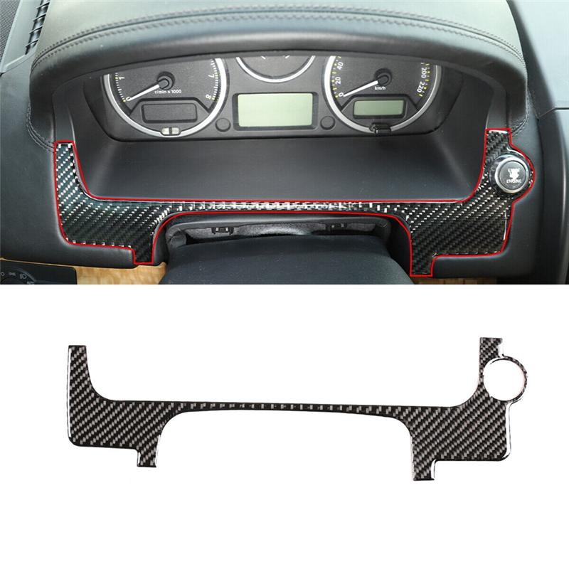 1 PCS Dashboard Decorative Trim Stickers Carbon Fiber Replacement Parts For Land Rover Freelander 2 2007-2012