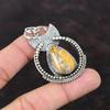 Brecciated Mookaite Pendant Antique Gemstone Jewelry 925 Sterling Silver Pendant Handmade Unique Design Pendant Gift For Friend Boho Jewelry