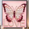 Butterfly and Love Full 5D DIY Pearl Gem Art Diamond Painting Kits for Adults/Beginners Gift Idea Home Decor 11.81x11.81in