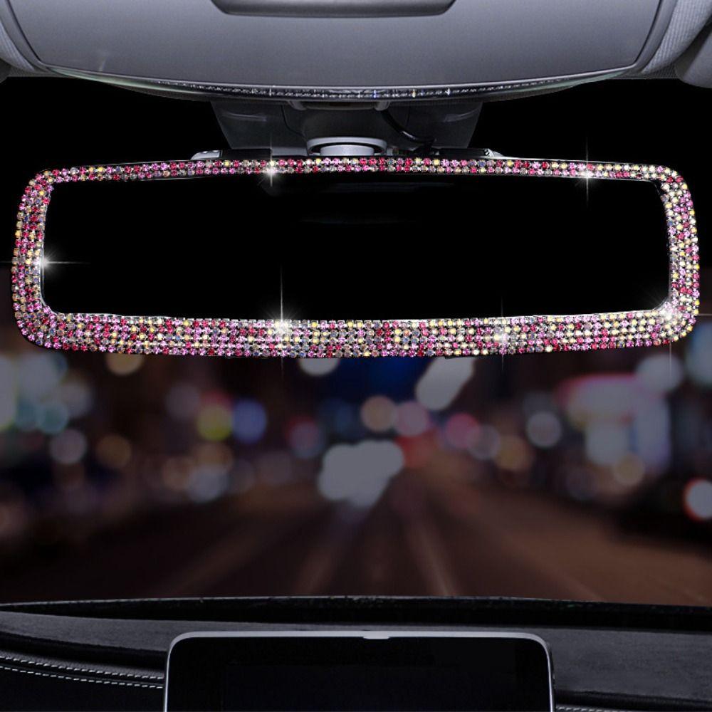 Full Rhinestone Auto Interior Decoration Shiny Crystal Car Styling Accessories Most Vehicles